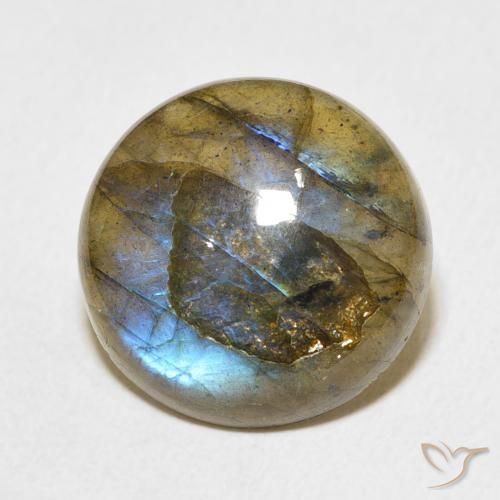 Labradorite Multicolore naturelle Tour, 12.33 ct, Translucide