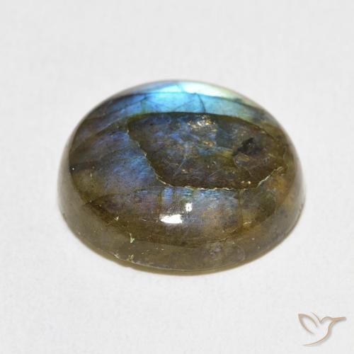 Labradorite Multicolore naturelle Tour, 12.33 ct, Translucide