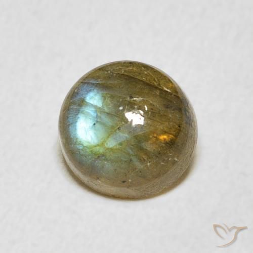 Labradorite Multicolore naturelle Tour, 1.77 ct, Translucide