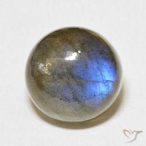 8.22ct Naturel Multicolore Labradorite, Tour, Translucide