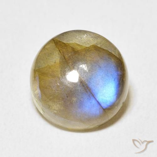 7.65ct Naturel Multicolore Labradorite, Tour, Translucide