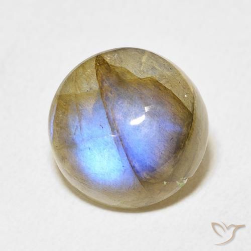 Labradorite Multicolore naturelle Tour, 7.65 ct, Translucide