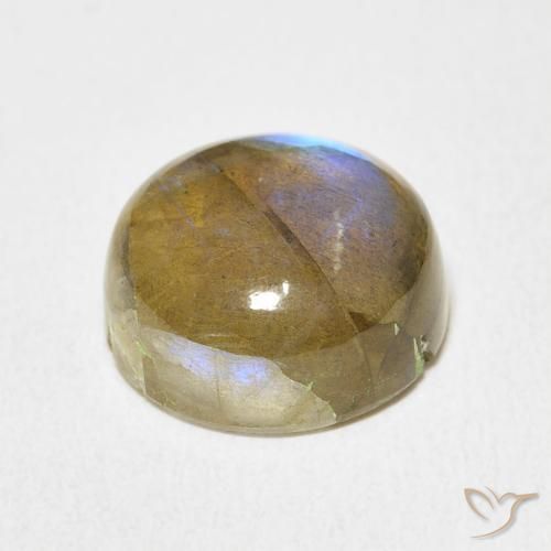 Labradorite Multicolore naturelle Tour, 7.65 ct, Translucide
