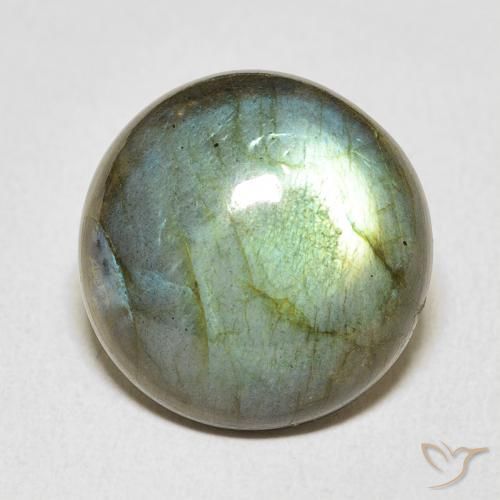 12.54ct Naturel Multicolore Labradorite, Tour, Translucide