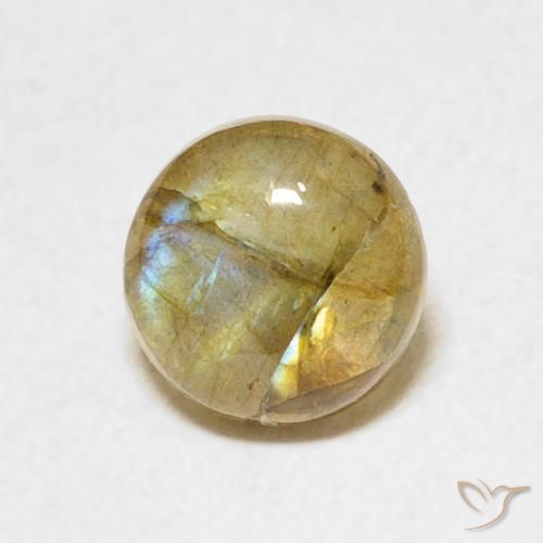Labradorite Multicolore naturelle Tour, 1.33 ct, Translucide