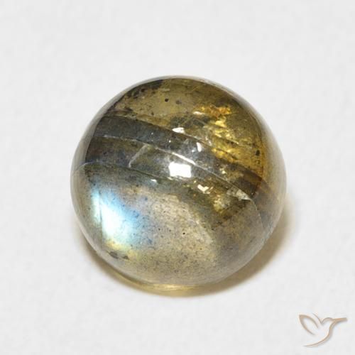 Labradorite Multicolore naturelle Tour, 3.82 ct, Translucide