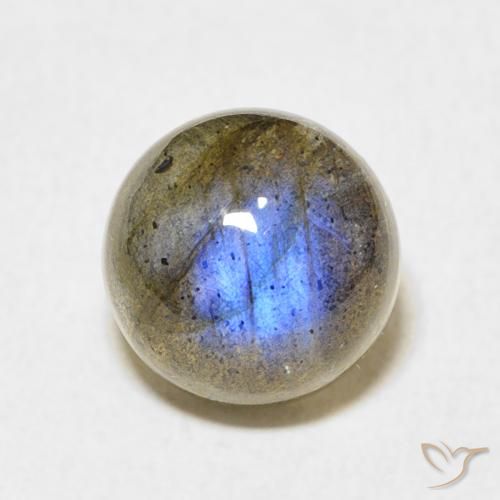4.03ct Naturel Multicolore Labradorite, Tour, Translucide