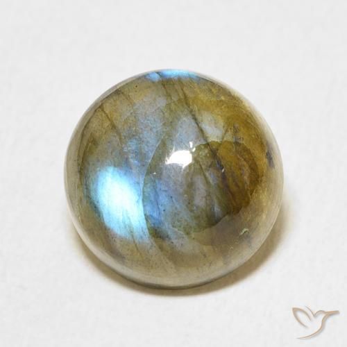 Labradorite Multicolore naturelle Tour, 6.22 ct, Translucide