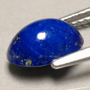 Lapis-lazuli bleue naturelle coupe ovale, 1,58 ct, opaque