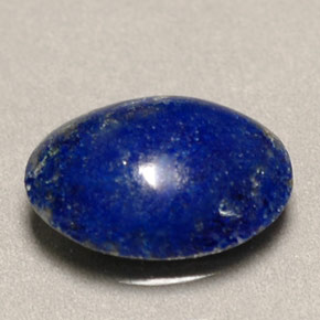 Lapis-lazuli bleue naturelle coupe ovale, 0,81 ct, opaque
