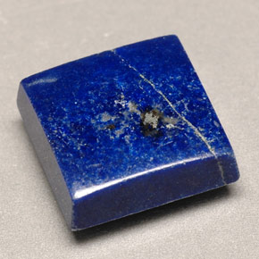 Lapis-lazuli bleue naturelle carré, 4,52 ct, opaque