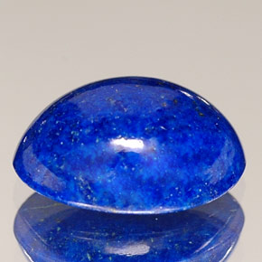 Lapis-lazuli bleue naturelle coupe ovale, 1,87 ct, opaque