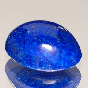 Lapis-lazuli bleue naturelle coupe ovale, 1,87 ct, opaque