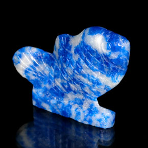 Lapis-lazuli bleue naturelle forme fantaisie, 26,35 ct, opaque
