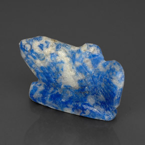Lapis-lazuli bleue naturelle forme fantaisie, 28,02 ct, opaque