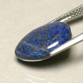 Lapis-lazuli bleue naturelle en forme de poire, 6,06 ct, opaque