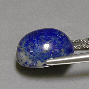 Lapis-lazuli bleue naturelle coupe ovale, 25,84 ct, opaque