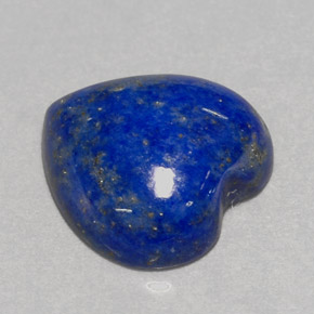 Lapis-lazuli bleue naturelle forme de coeur, 5,31 ct, opaque