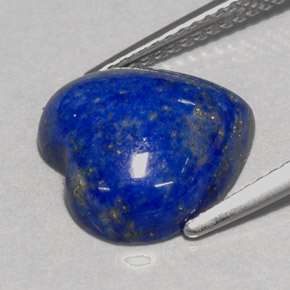 Lapis-lazuli bleue naturelle forme de coeur, 5,31 ct, opaque