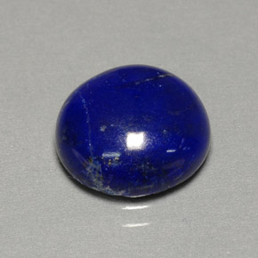 Lapis-lazuli bleue naturelle coupe roude, 5,37 ct, opaque