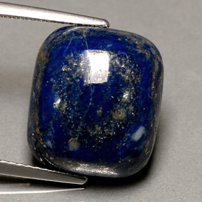 Lapis-lazuli Bleu royal naturelle Coupe coussin, 14.02 ct, Opaque