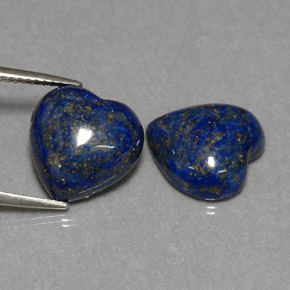 Achetez naturel ct bleue lapis-lazuli gems, forme de coeur, en provenance afghanistan chez gemselect. en stock, livraison internationale!