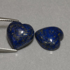 Achetez naturel ct bleue lapis-lazuli gems, forme de coeur, en provenance afghanistan chez gemselect. en stock, livraison internationale!
