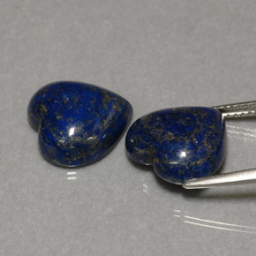 Achetez naturel ct bleue lapis-lazuli gems, forme de coeur, en provenance afghanistan chez gemselect. en stock, livraison internationale!