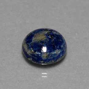 Lapis-lazuli bleue naturelle coupe roude, 3,05 ct, opaque
