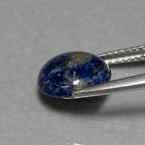 Lapis-lazuli bleue naturelle coupe roude, 3,05 ct, opaque