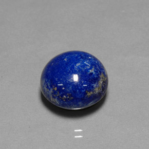 Lapis-lazuli bleue naturelle coupe roude, 15,54 ct, opaque