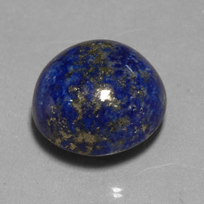 Lapis-lazuli bleue naturelle coupe roude, 14,66 ct, opaque