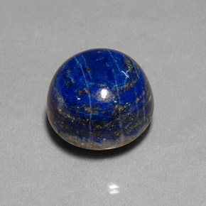 Lapis-lazuli bleue naturelle coupe roude, 11,93 ct, opaque