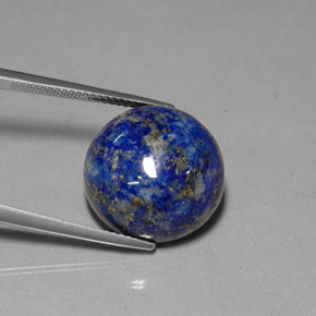 Lapis-lazuli bleue naturelle coupe roude, 23,99 ct, opaque