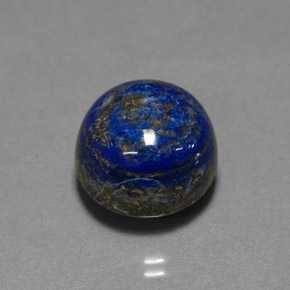 Lapis-lazuli bleue naturelle coupe roude, 15,77 ct, opaque