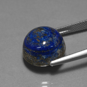 Lapis-lazuli bleue naturelle coupe roude, 15,77 ct, opaque