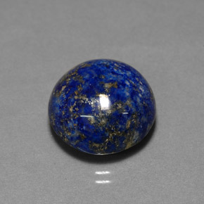 Lapis-lazuli Bleu royal naturelle Coupe roude, 13.88 ct, Opaque
