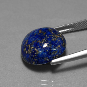 Lapis-lazuli Bleu royal naturelle Coupe roude, 13.88 ct, Opaque