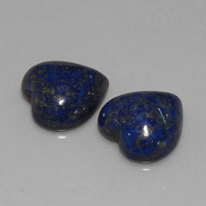 Achetez naturel ct bleue lapis-lazuli gems, forme de coeur, en provenance afghanistan chez gemselect. en stock, livraison internationale!