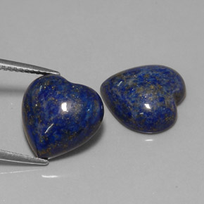 Achetez naturel ct bleue lapis-lazuli gems, forme de coeur, en provenance afghanistan chez gemselect. en stock, livraison internationale!