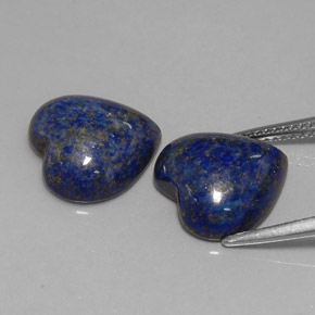 Achetez naturel ct bleue lapis-lazuli gems, forme de coeur, en provenance afghanistan chez gemselect. en stock, livraison internationale!