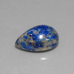Lapis-lazuli Bleu royal naturelle En forme de poire, 5.64 ct, Opaque
