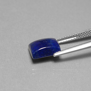 Lapis-lazuli bleue naturelle baguette, 2,95 ct, opaque