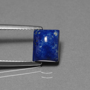 Lapis-lazuli bleu royal naturelle baguette, 2,69 ct, opaque