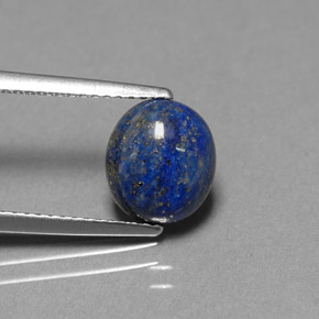 Lapis-lazuli bleue naturelle coupe ovale, 2,30 ct, opaque