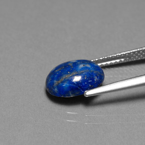 Lapis-lazuli Bleu royal naturelle Coupe ovale, 2.83 ct, Opaque