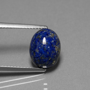 Lapis-lazuli Bleu royal naturelle Coupe ovale, 3.53 ct, Opaque