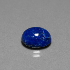 Lapis-lazuli bleue naturelle coupe ovale, 3,74 ct, opaque