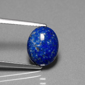 Lapis-lazuli Bleu royal naturelle Coupe ovale, 3.51 ct, Opaque