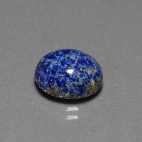 Lapis-lazuli bleue naturelle coupe ovale, 4,06 ct, opaque